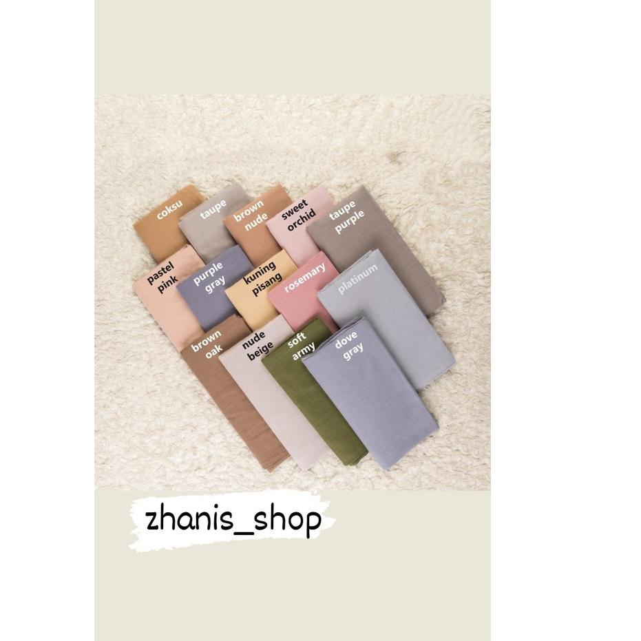 ♀ Hijab Polos Segi Empat Voal umama Polos Segi Empat Basic Voal Premium Jahit Tepi umama Scarf Part 