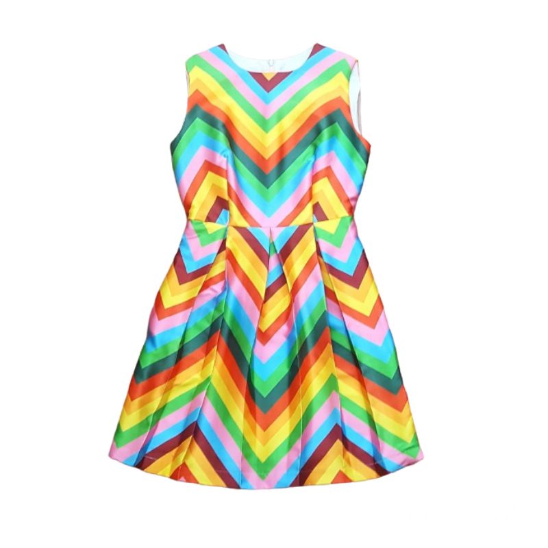 Valentino Dress Pelangi Wanita