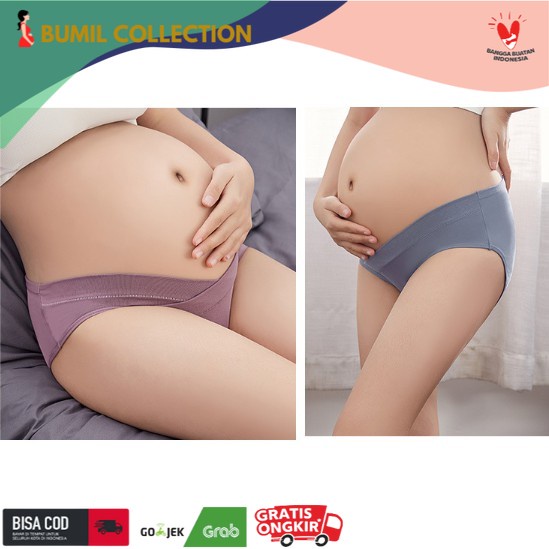 Celana Dalam Hamil Maternity Panty CD Bahan Katun Nilon