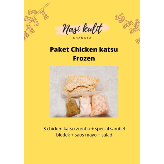 

CHICKEN KATSU BENTO HOMEMADE FREE SALAD dan SAUS ALA HOKBEN ( 1 box isi 3 pcs size zumbo )