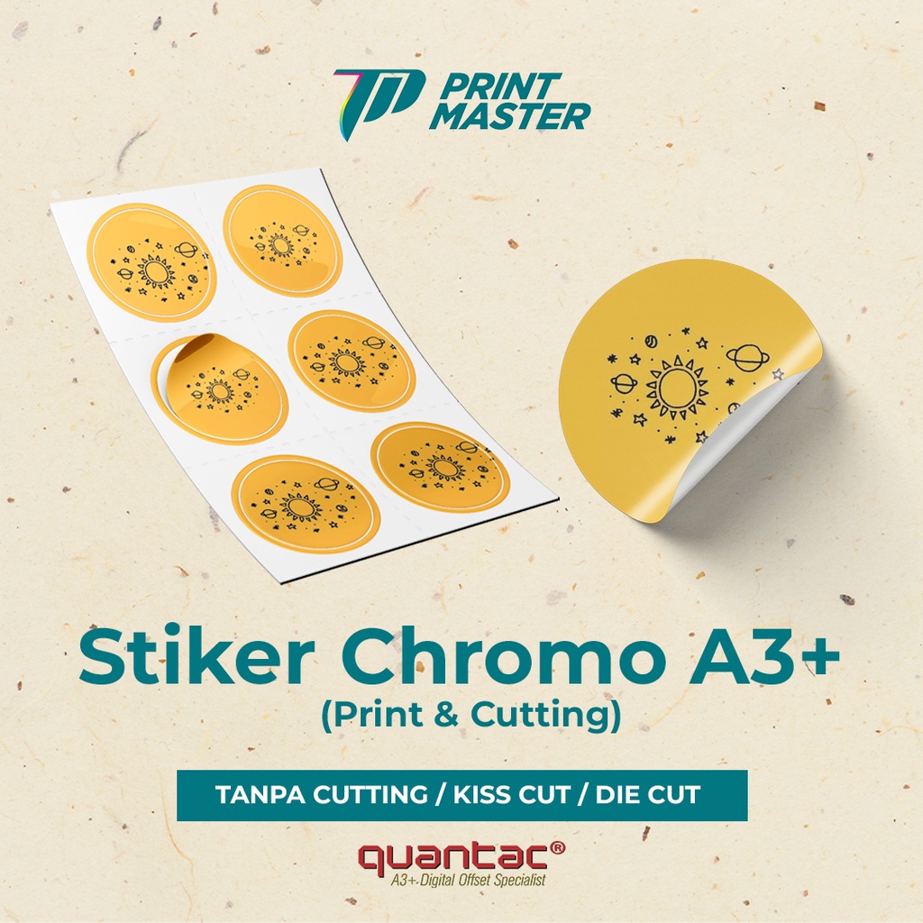 Cetak Stiker A3+ | Cetak Stiker Label | Cetak Stiker Chromo