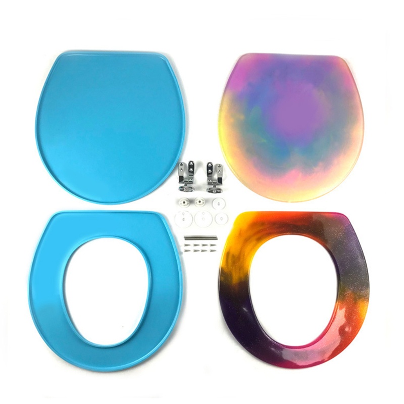 SIY  Toilet Cushion Cover Pad Epoxy Resin Mold Closestool Seat Mat Silicone Mould DIY Crafts Casting Tools