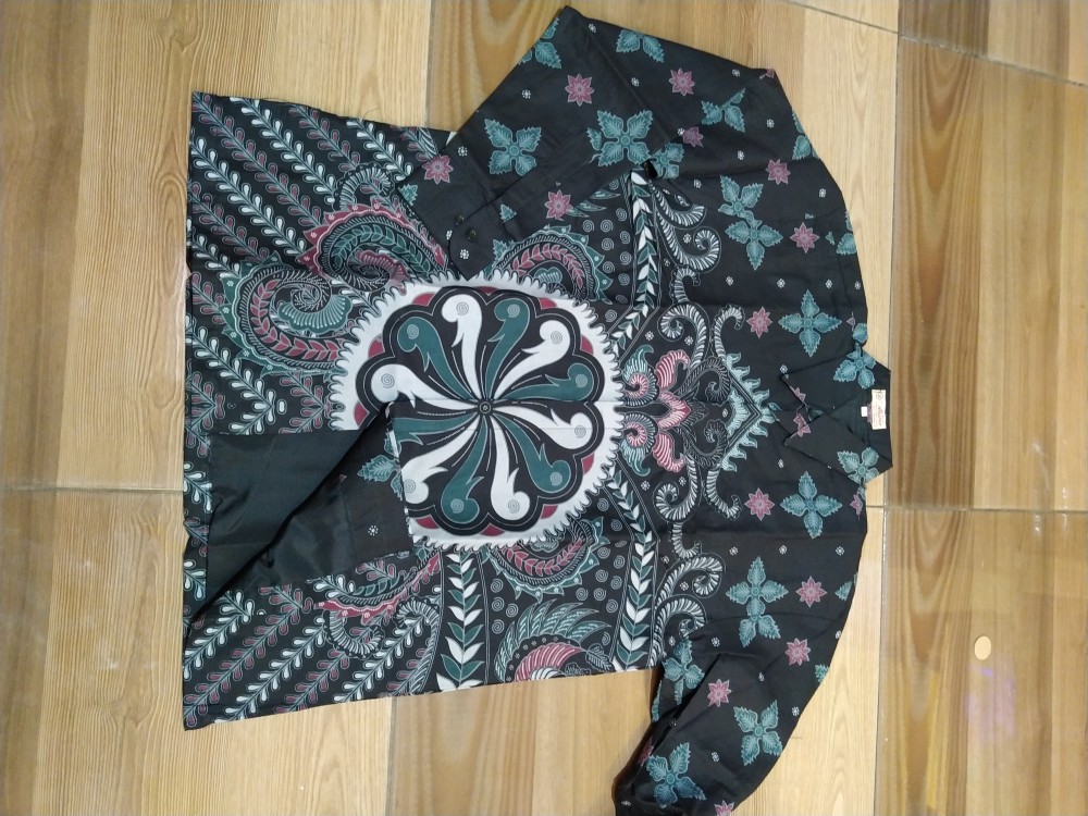 Baju Batik Pria Reguler Lengan Panjang Premium Full Furing Oginal Batik Solo Sragen Ba101