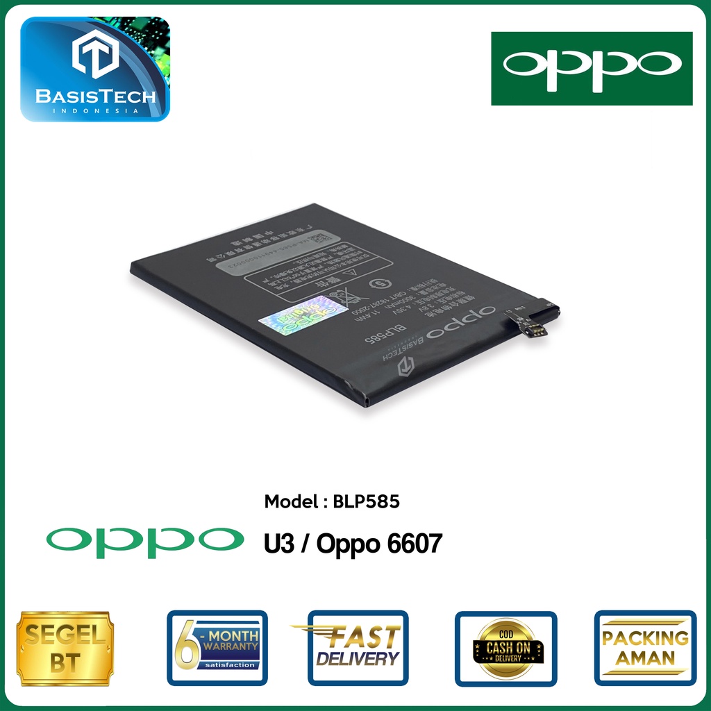 BATERAI OPPO U3 - OPPO 6607 - BLP585 - ORI99