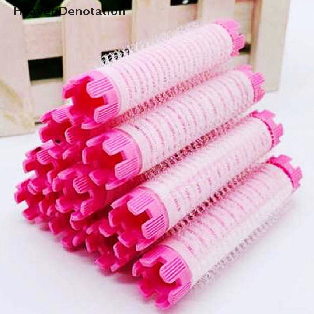 [HeavenDenotation] 10pcs fluffy Hair Root Rollers Pack Perm Rods Set Air Fringe Bang Hair Curler