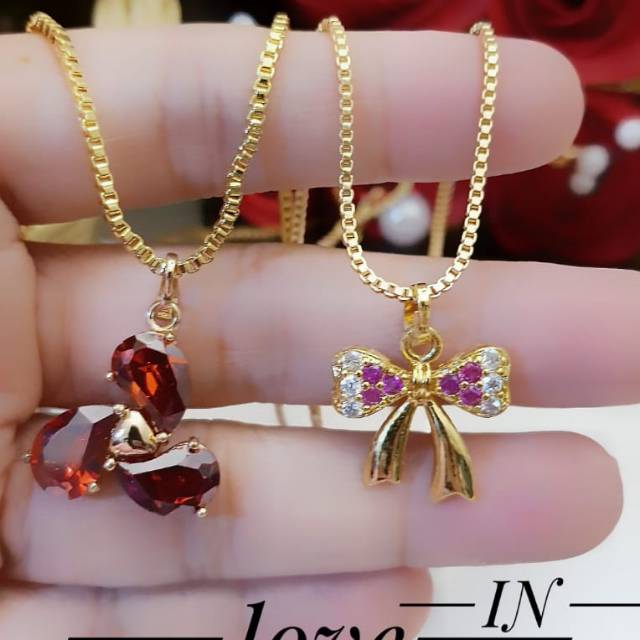 Xuping kalung lapis emas 24k 0924i