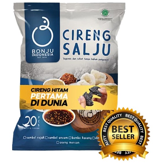 

Cireng Salju Hitam Bumbu Rujak