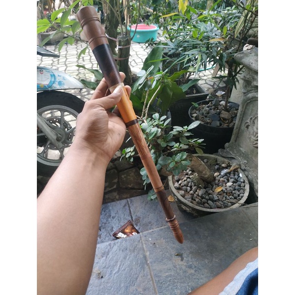 tongkat komando/Tongkat komando kombinasi kayu bertuah