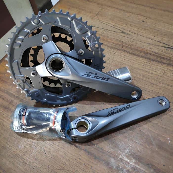 CRANK GIR GEAR DEPAN. SHIMANO ALIVIO FC M4060 48-36-26T HOLLOWTECH II 