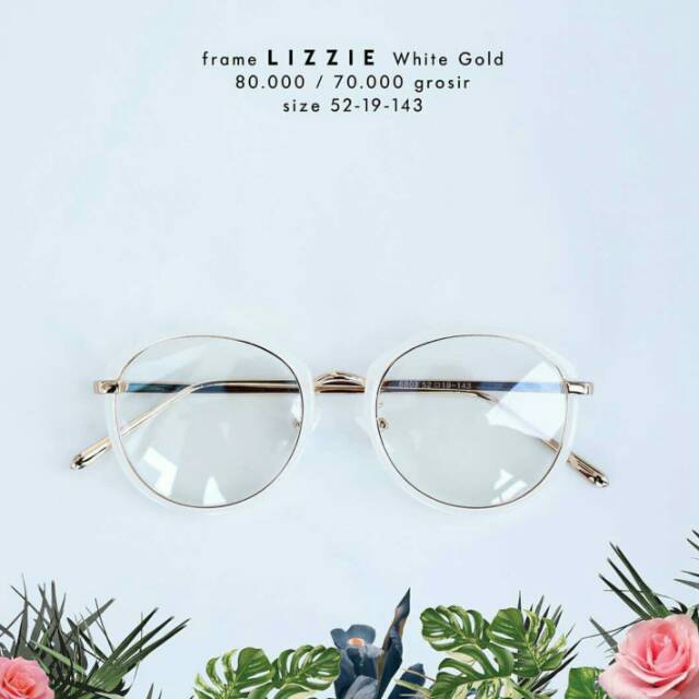 Frame Kacamata LIZZIE /kacamata fashion /kacamata wanita/lensa minus plus silinder Termurah