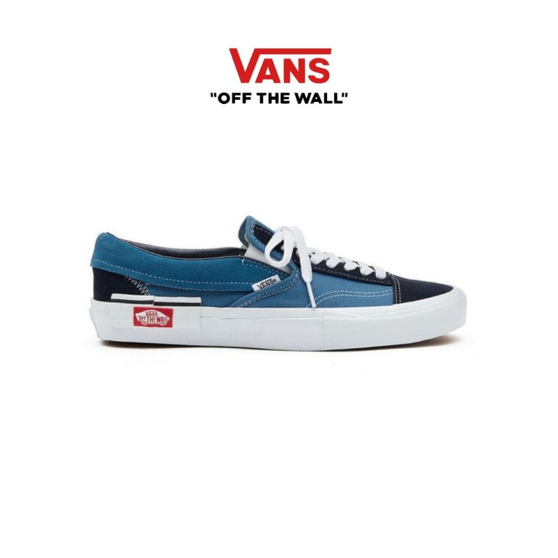 Vans Slip On Cut And Paste Navy Parisian Night Original