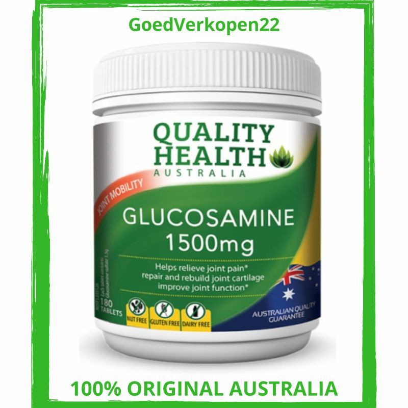QUALITY HEALTH AUSTRALIA GLUCOSAMINE 1500mg isi 180
