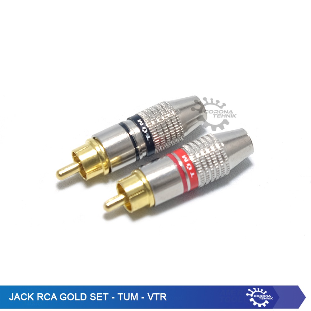 VTR - Jack RCA Gold Set - TUM