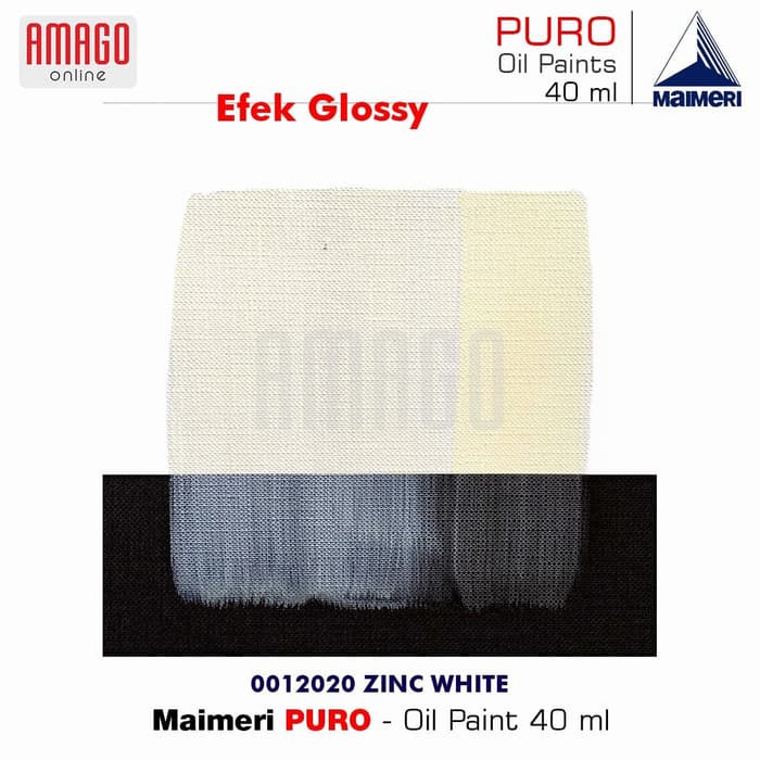 MAIMERI PURO - OIL PAINT - ZINC WHITE - 40ML - M0012020