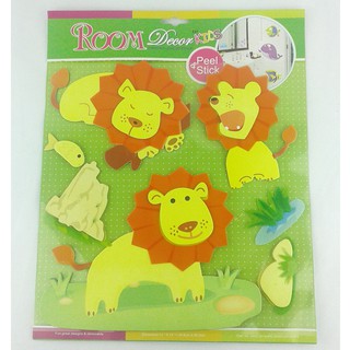 Stiker dekorasi kamar anak cowo gambar singa Stiker Stiker dekorasi kamar anak cowo gambar singa Stiker