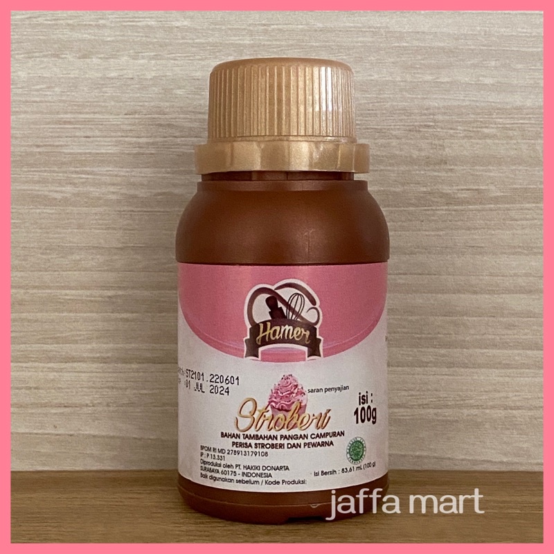 

⭐️JAFFA MART⭐️ Perisa HAMER 100gr - STROBERI