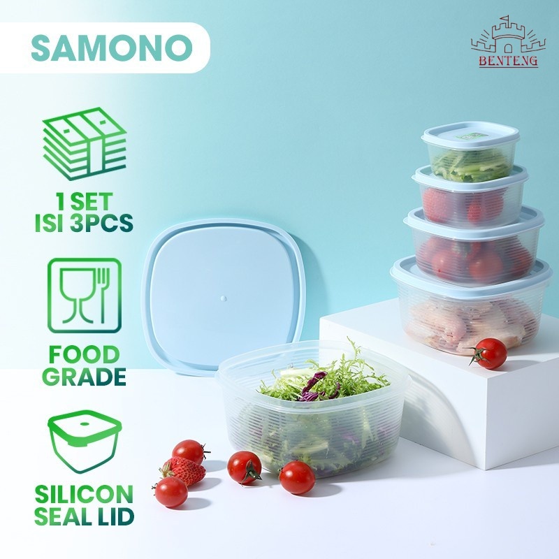 SFKB001 - SAMONO Food Container Plaztic Anti Bacterial