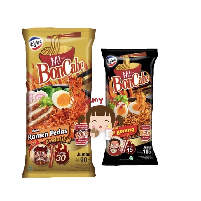 Mie Boncabe mie goreng / mie bon cabe / mi boncabe mi samyang richeese viral