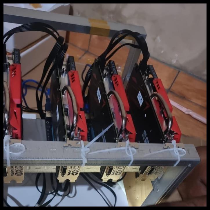 PAKET HEMAT RIG MINING 4 GPU GTX 1660 SUPER (SETTINGAN BERES)