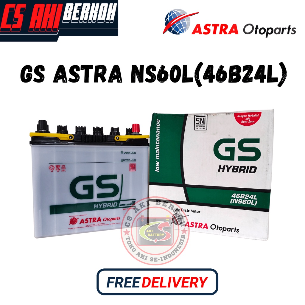 AKI MOBIL GS ASTRA HYBRID NS60L (46B24L)