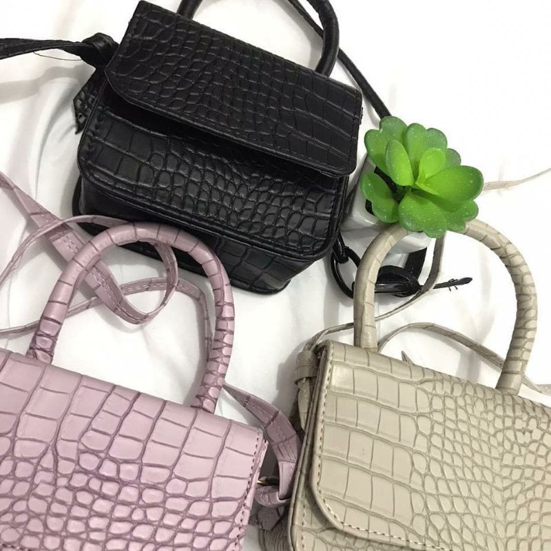 CROCO MINI BAG/ CROCO BAG
