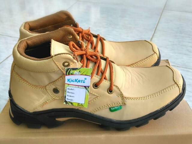 SEPATU BOOT KICKERS PRIA KERJA CASUAL PROYEK