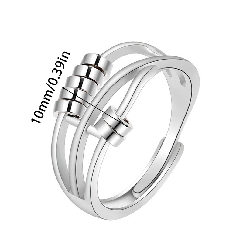 Mainan Fidget Ring Spiral Anti Stress Untuk Pria / Wanita