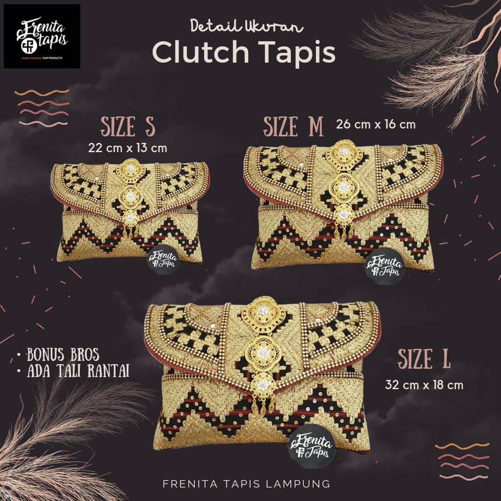 [BISA COD] CLUTCH TAPIS / TAS TAPIS / CLUTCH PESTA TAPIS SULAMAN KHAS LAMPUNG