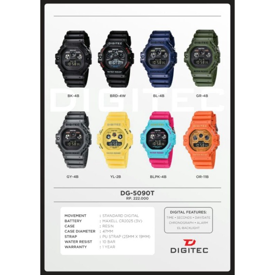 Digitec DG 5090 / DG-5090T original water resist