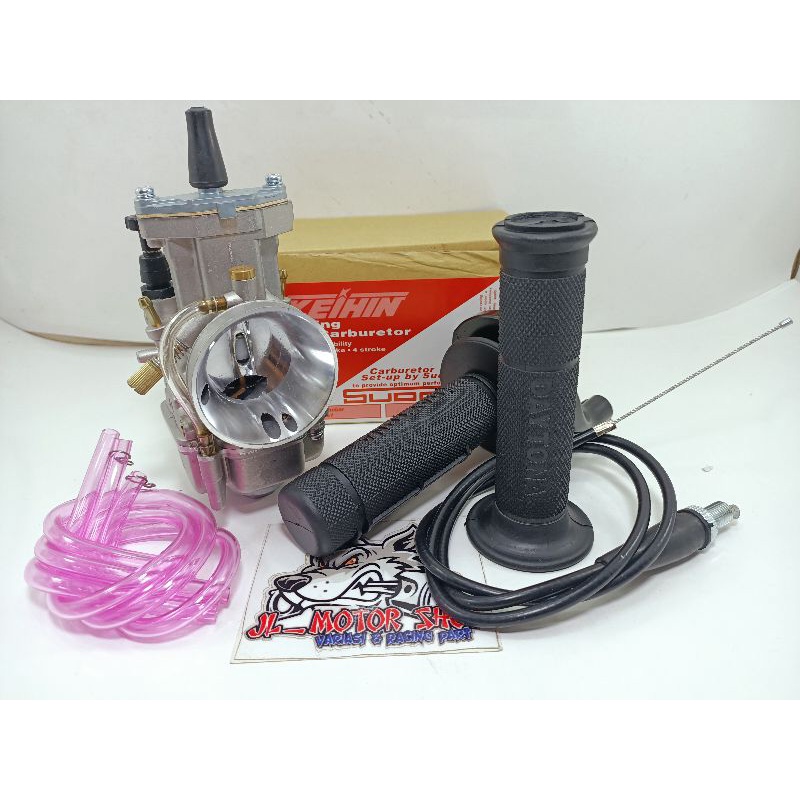 Karbu Carburetor - Karburator Sudco PWK 24 26 28 30 32 34 Plus Gas Spontan Tombol