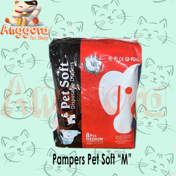 Pampers untuk Kucing Anjing PET SOFT All Size