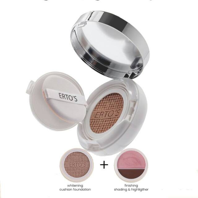 Ertos PP Pink Perfect Whitening Cushion Shading &amp; Highlighter