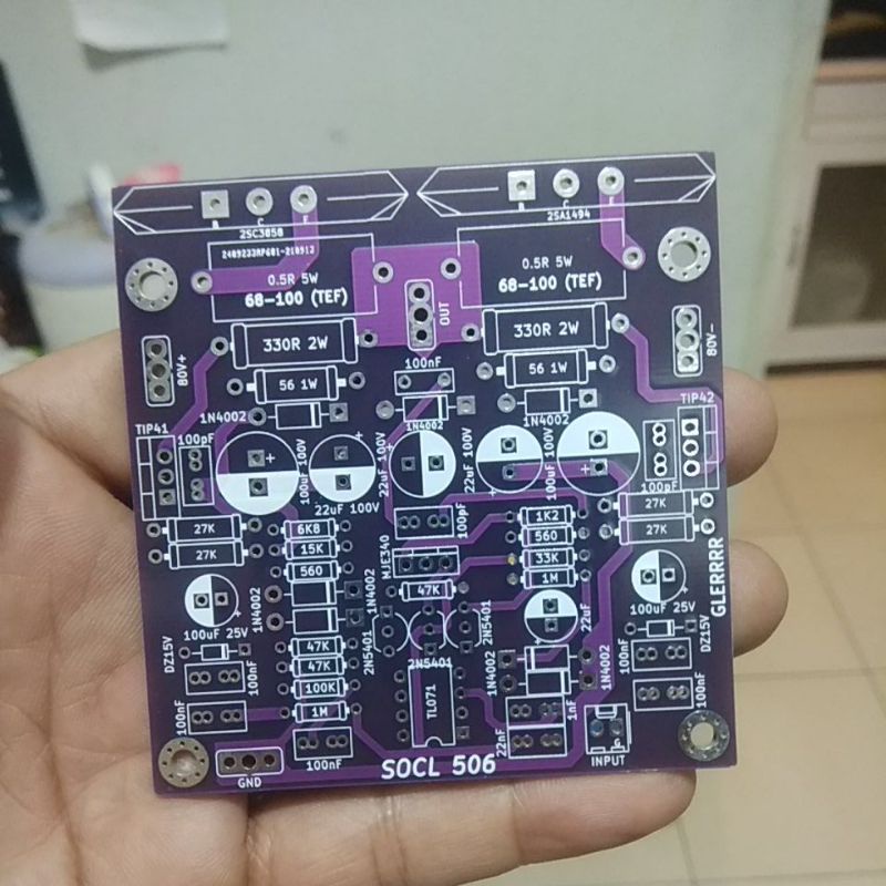 Jual PCB SOCL 506 AMPLIFIER 2U DOUBLE LAYER SUPER Indonesia|Shopee