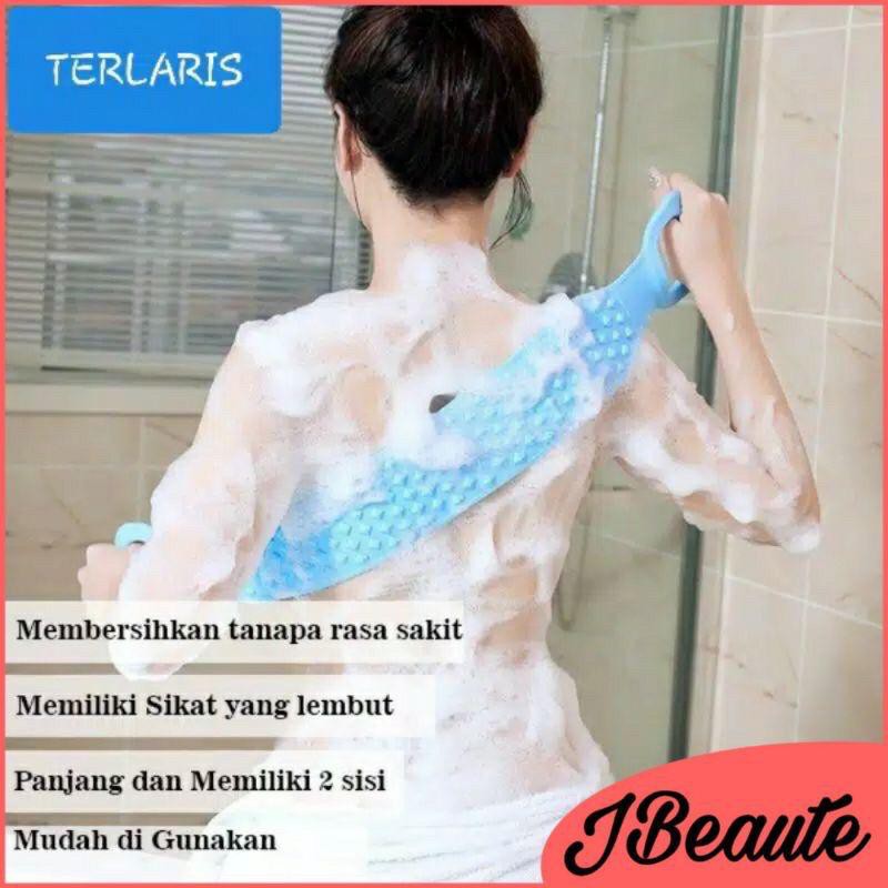 Sikat Punggung/sikat mandi Multifungsi Bahan Silikon Lembut Fleksibel