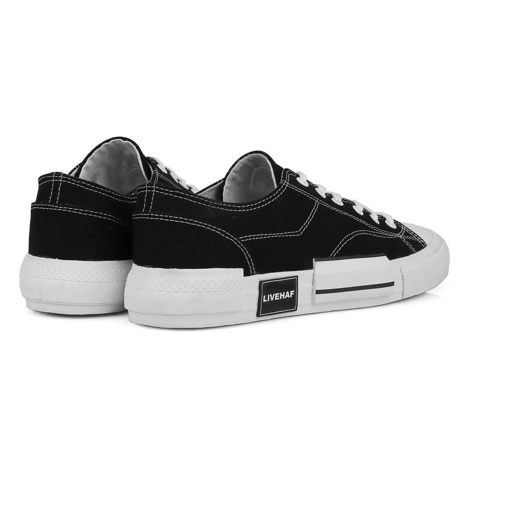 LIVEHAF - Dallas Vulcan Sneakers Black-White