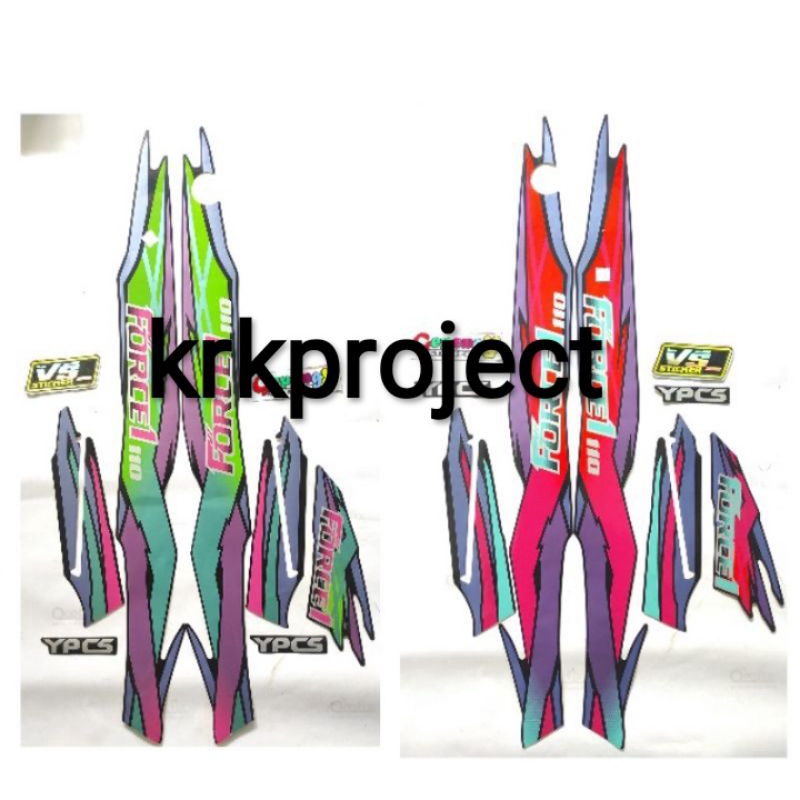 striping lish body yamaha force1 force 1 1996