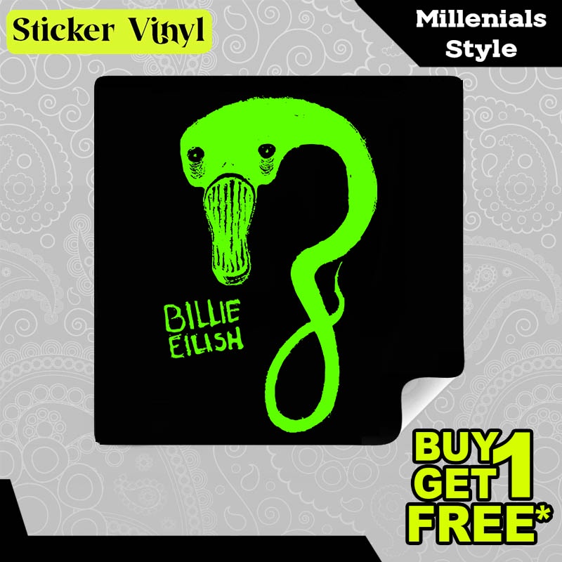 

Stiker Sticker Billie Eilish Ghost Gambar Unik Desain Keren dan Kekinian Aesthetic Bahan Vinyl Satuan Anti Air