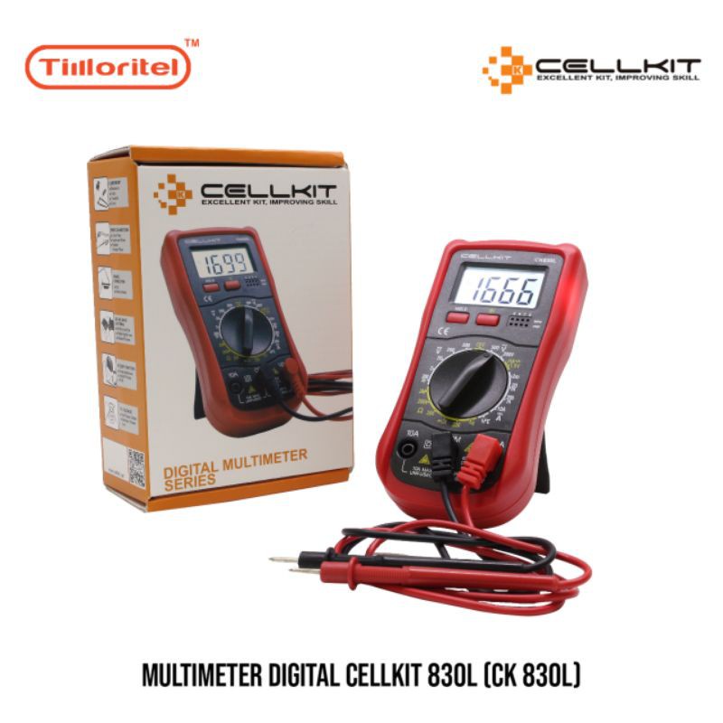 MULTIMETER DIGITAL CELLKIT 830L (CK 830L)