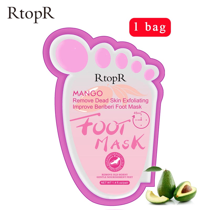 RTOPR Mango Remove Dead Skin Exfoliating Improve Beri Beri Foot Mask