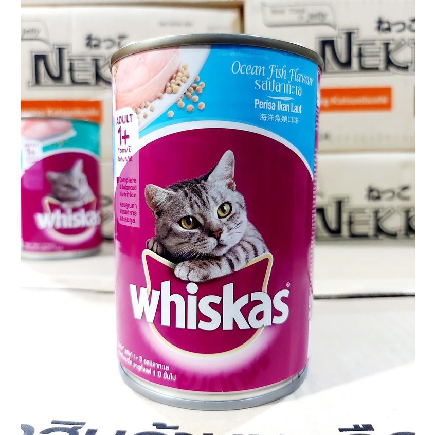 MAKAKAN KALENG KUCING DEWASA WHISKAS ADULT 400 GR