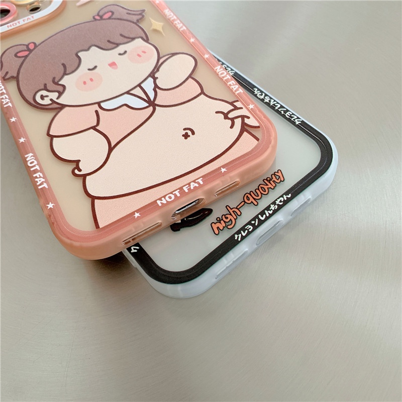 Soft Case Transparan Motif Kartun Untuk Iphone 14 13 Pro Max 12 11 XS XR X 8 7 6 6s Plus