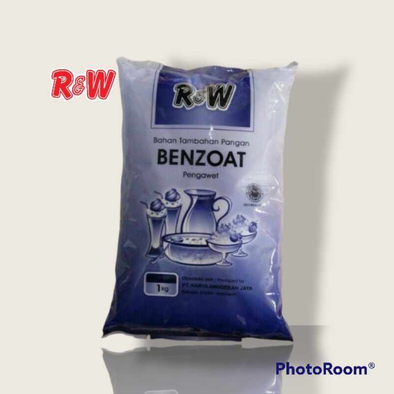 

Bahan pengawet makanan benzoat merk R&W 1kg