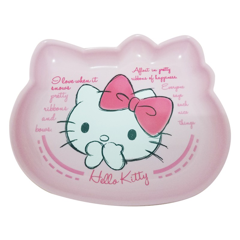 Piring Makan Piring Kue Cake Plate Hello Kitty 7&quot;