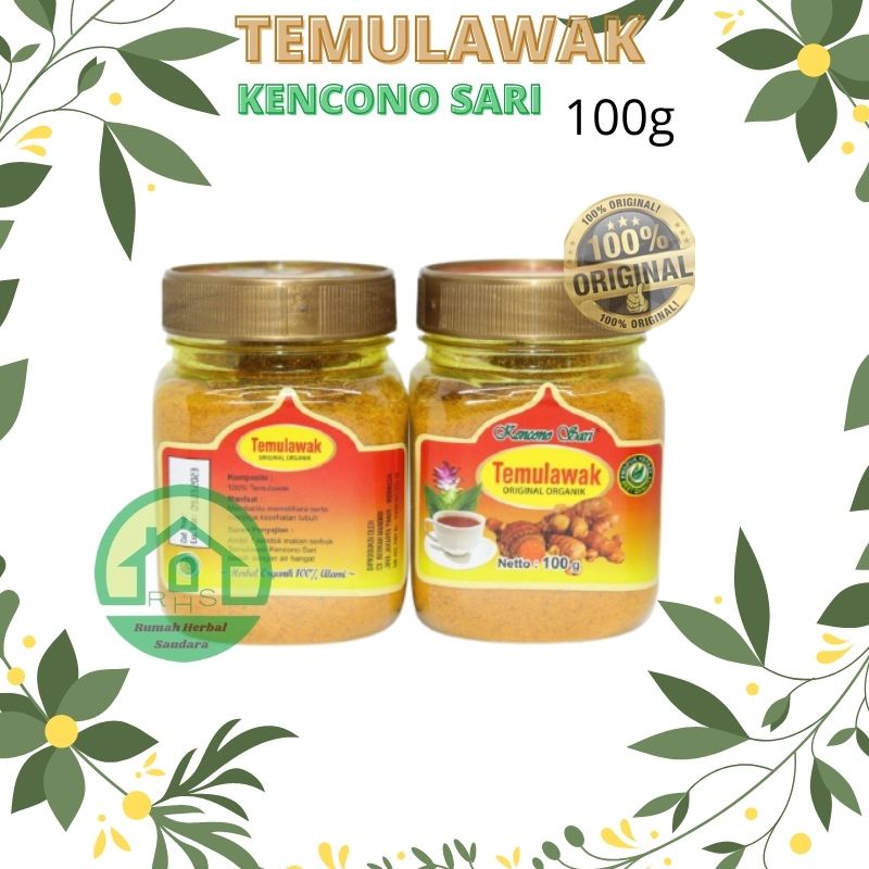 

Temulawak original organik kencono sari 100g memelihara kesehatn tubuh asli original