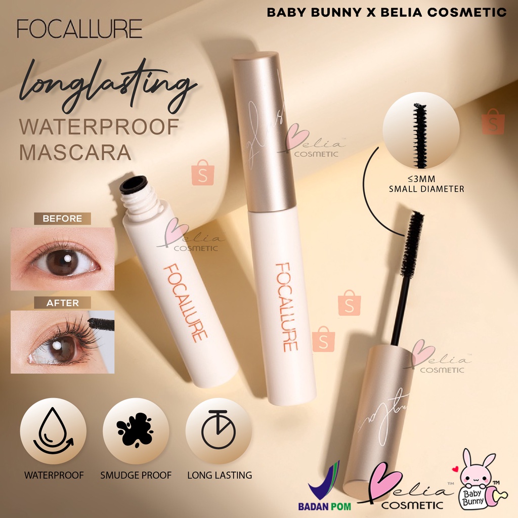 ❤ BELIA ❤ FOCALLURE Longlash Waterproof Mascara FA169 | Curling Eyelash tahan air Maskara | BPOM