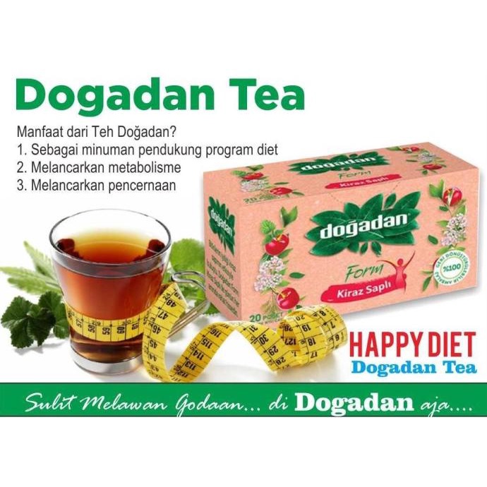

[COD] Teh Diet Turki - Teh Dogadan isi 20 sachet rasa (Cherry ) [COD]