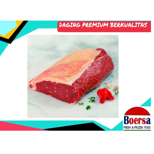 

Daging sapi sirloin grande A / Aust meet / Potongan Per 200gr atau Per 150gr