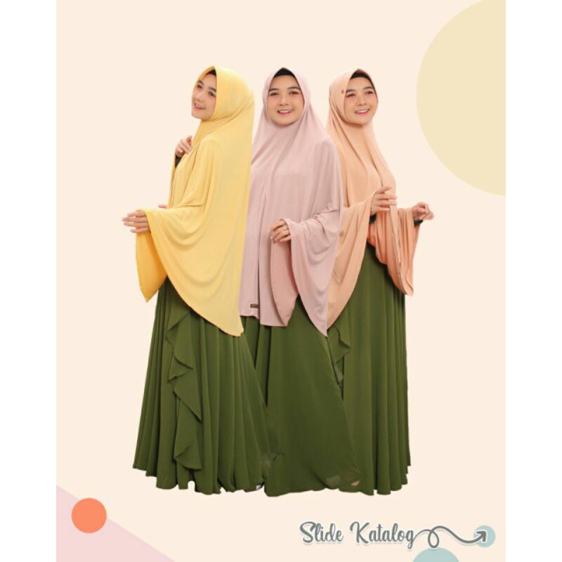 PROMO Hamidah Daffi Premiun Jumbo Syari Jilbab Hijab Kerudung  Instan Jersey  Berkualitas Big Size