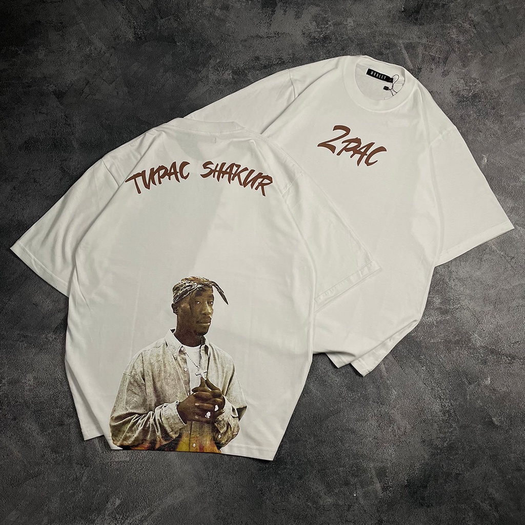 Oversize T-Shirt &quot; SKULL DRAMA &amp; TUPAK SHAKUR &quot;