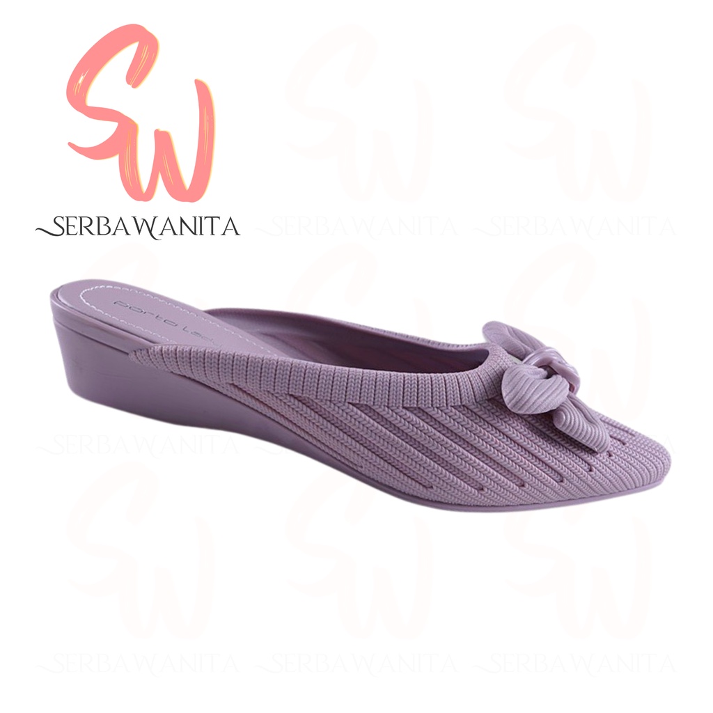 Selop Wedges Wanita Korea Jelly Pita Terbaru Porto DTA-1